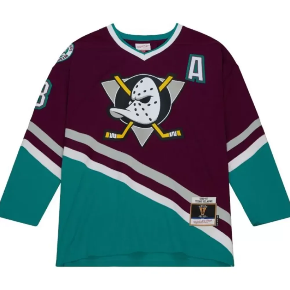 Jerseys Mitchell & Ness -Blue Line Teemu Selanne Anaheim Ducks Dark 1996 Jersey