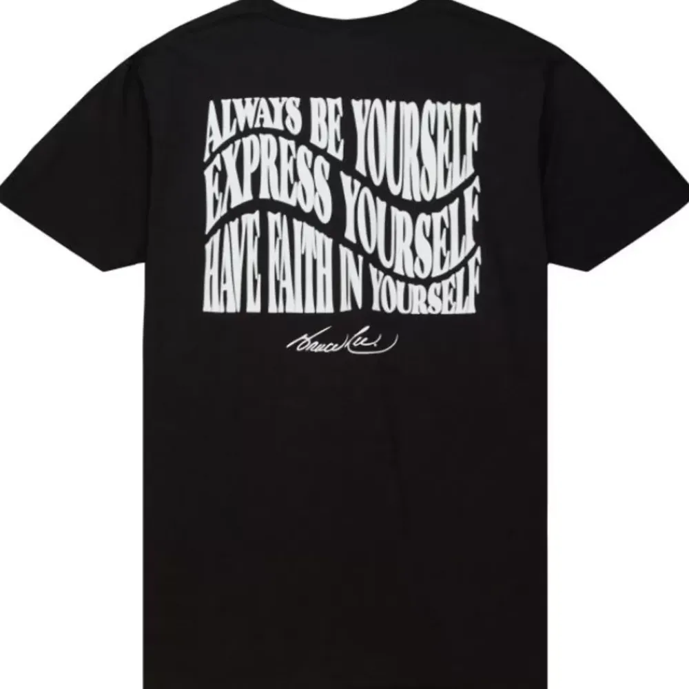Apparel Mitchell & Ness T-Shirts & Tops-Branded Bruce Lee Celebrating 50 Years Coin Tee