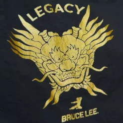 Apparel Mitchell & Ness Shorts-Branded Bruce Lee Dragon'S Head Script Nylon Shorts