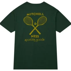 Apparel Mitchell & Ness T-Shirts & Tops-Branded M&N Gt Graphic Racquet Tee