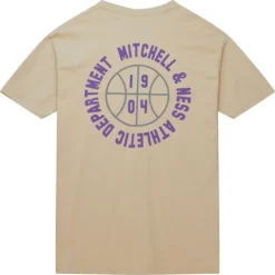 Apparel Mitchell & Ness T-Shirts & Tops-Branded M&N Heavyweight Graphic Tee