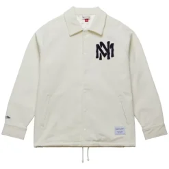 Apparel Mitchell & Ness Jackets & Outerwear-Branded M&N Interlock Corduroy Coaches Jacket