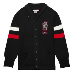 Apparel Mitchell & Ness Jackets & Outerwear-Branded M&N Shawl Cardigan Sweater