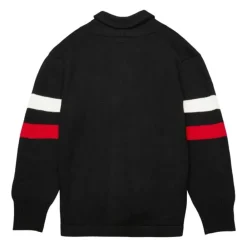 Apparel Mitchell & Ness Jackets & Outerwear-Branded M&N Shawl Cardigan Sweater