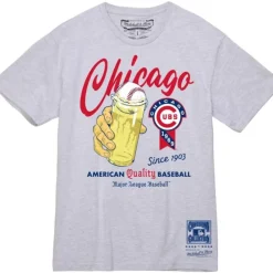 Apparel Mitchell & Ness T-Shirts & Tops-Brew Tee Chicago Cubs