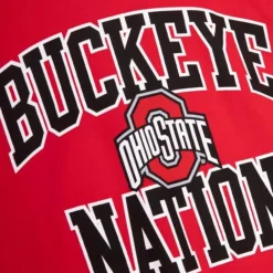 Apparel Mitchell & Ness T-Shirts & Tops-Buckeye Nation Tee Ohio State