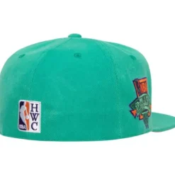 Headwear Mitchell & Ness -Cactus Cooler Fitted Hat Milwaukee Bucks