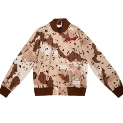 Apparel Mitchell & Ness Jackets & Outerwear-Camo Reflective Jacket Chicago Bulls