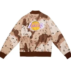 Apparel Mitchell & Ness Jackets & Outerwear-Camo Reflective Jacket Los Angeles Lakers