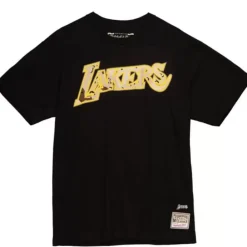 Apparel Mitchell & Ness T-Shirts & Tops-Camo Reflective Ss Tee Los Angeles Lakers