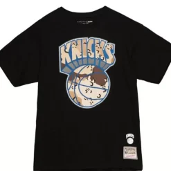 Apparel Mitchell & Ness T-Shirts & Tops-Camo Reflective Ss Tee New York Knicks