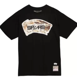 Apparel Mitchell & Ness T-Shirts & Tops-Camo Reflective Ss Tee San Antonio Spurs
