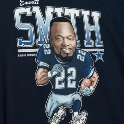 Apparel Mitchell & Ness T-Shirts & Tops-Caricatures Tee Dallas Cowboys Emmitt Smith