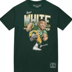 Apparel Mitchell & Ness T-Shirts & Tops-Caricatures Tee Green Bay Packers Reggie White