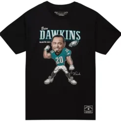 Apparel Mitchell & Ness T-Shirts & Tops-Caricatures Tee Philadelphia Eagles Brian Dawkins