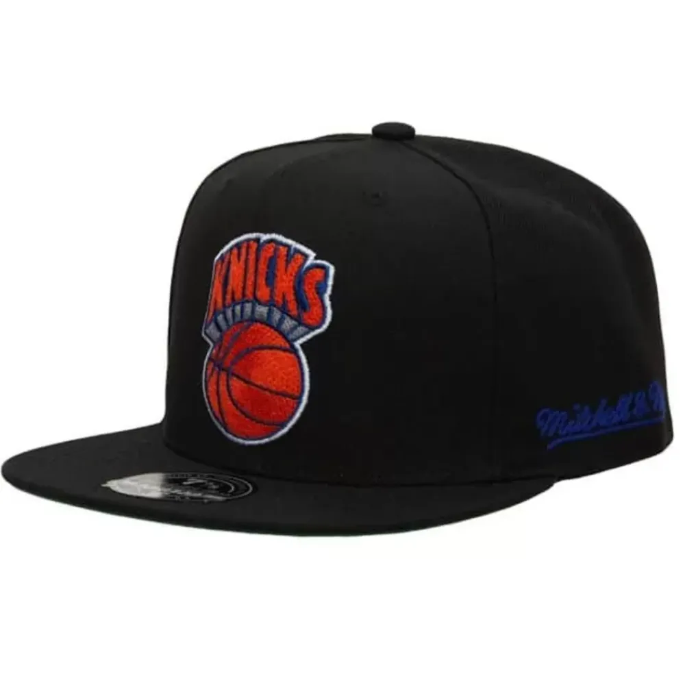 Headwear Mitchell & Ness -Chain Stitch Fitted Hwc New York Knicks