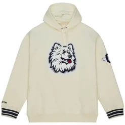 Apparel Mitchell & Ness Hoodies & Sweatshirts-Chainstitch Heavyweight Hoodie Retro University Of Connecticut