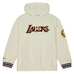 Apparel Mitchell & Ness Hoodies & Sweatshirts-Chainstitch Heavyweight Hoodie Retro Los Angeles Lakers