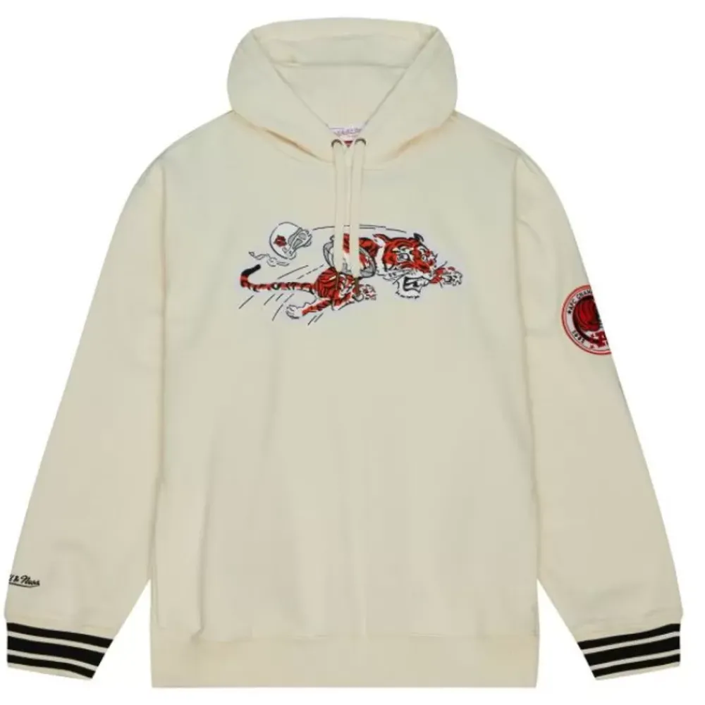Apparel Mitchell & Ness Hoodies & Sweatshirts-Chainstitch Heavyweight Hoodie Retro Cincinnati Bengals