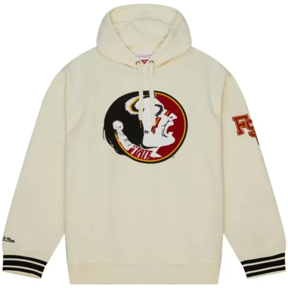 Apparel Mitchell & Ness Hoodies & Sweatshirts-Chainstitch Heavyweight Hoodie Retro Florida State University