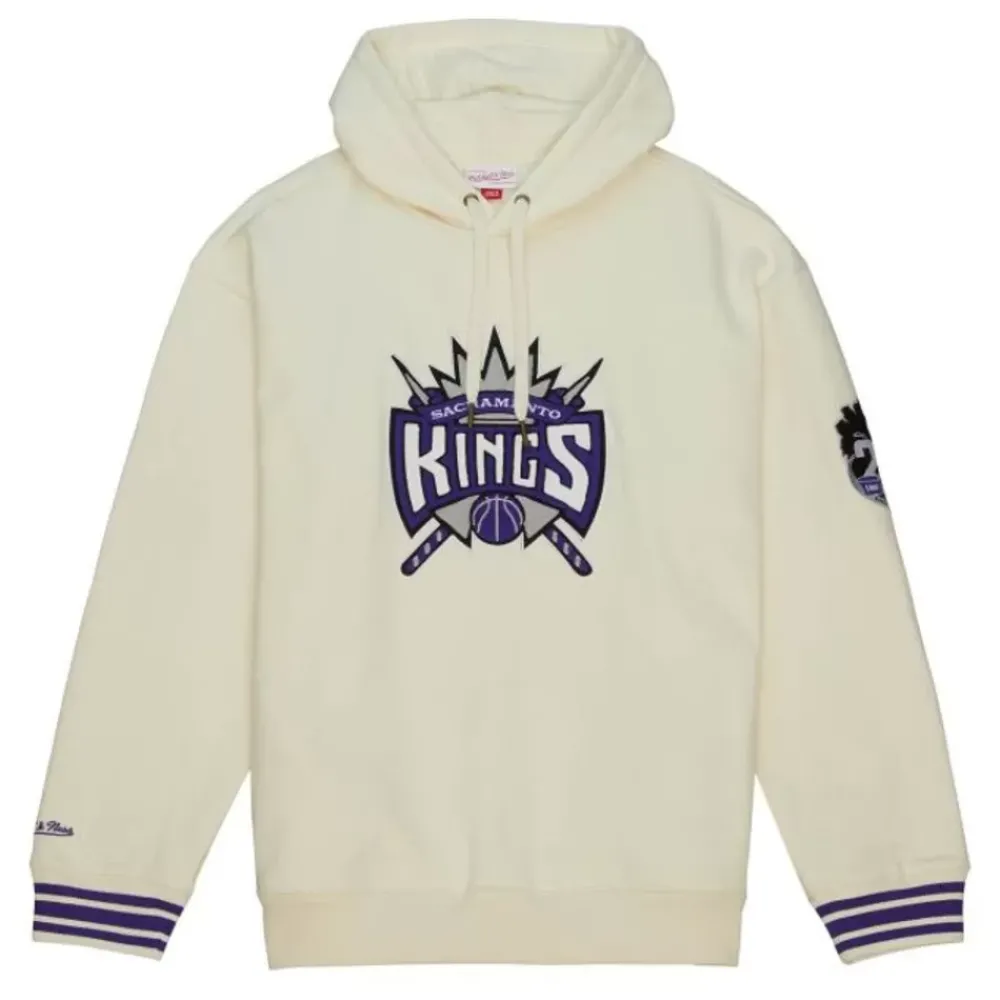 Apparel Mitchell & Ness Hoodies & Sweatshirts-Chainstitch Heavyweight Hoodie Retro Sacramento Kings