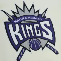 Apparel Mitchell & Ness Hoodies & Sweatshirts-Chainstitch Heavyweight Hoodie Retro Sacramento Kings