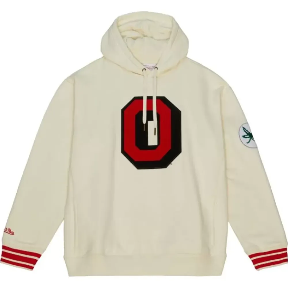Apparel Mitchell & Ness Hoodies & Sweatshirts-Chainstitch Heavyweight Hoodie Retro Ohio State