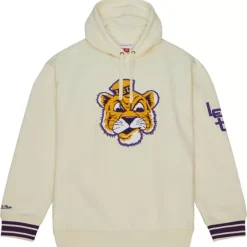 Apparel Mitchell & Ness Hoodies & Sweatshirts-Chainstitch Heavyweight Hoodie Retro Louisiana State University