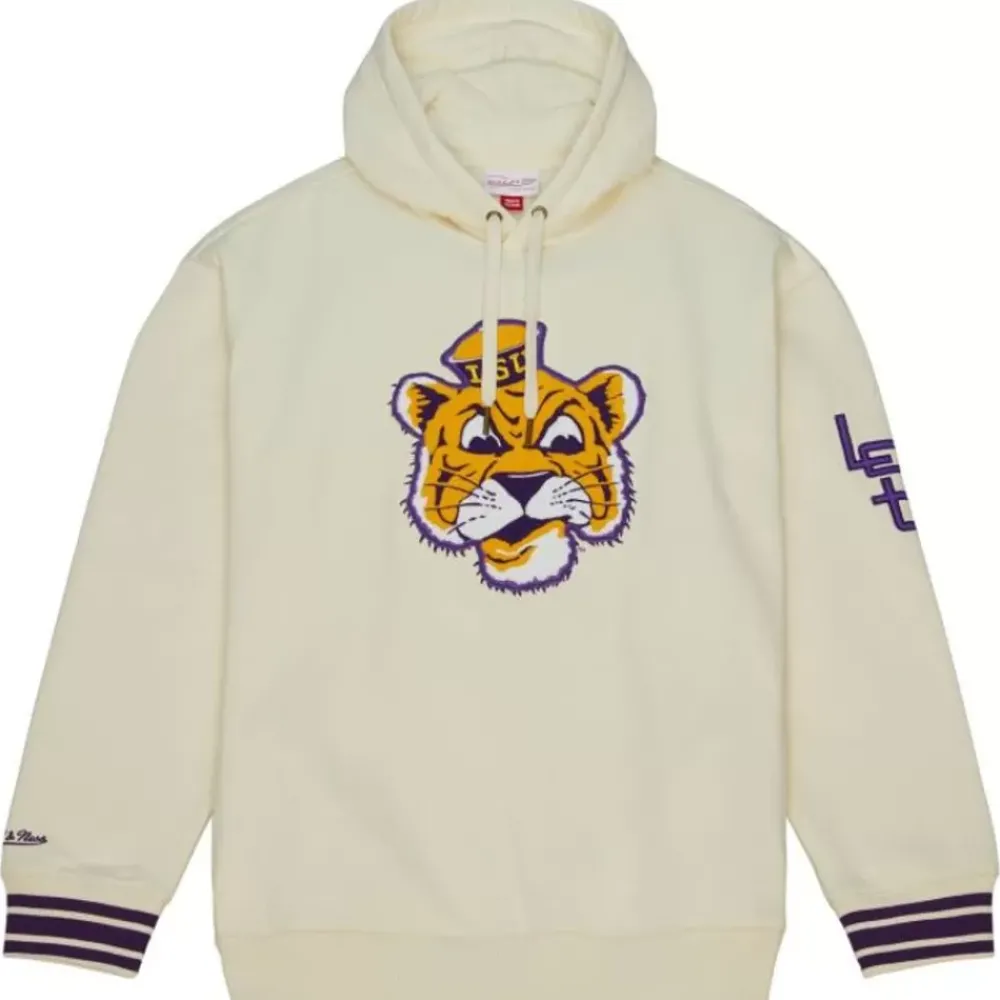 Apparel Mitchell & Ness Hoodies & Sweatshirts-Chainstitch Heavyweight Hoodie Retro Louisiana State University
