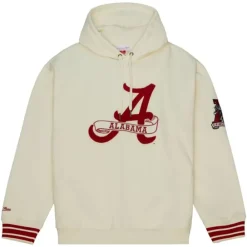 Apparel Mitchell & Ness Hoodies & Sweatshirts-Chainstitch Heavyweight Hoodie Retro University Of Alabama