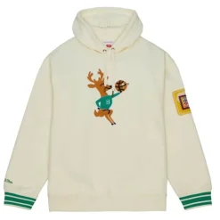 Apparel Mitchell & Ness Hoodies & Sweatshirts-Chainstitch Heavyweight Hoodie Retro Milwaukee Bucks