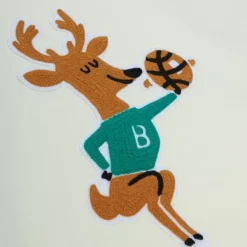 Apparel Mitchell & Ness Hoodies & Sweatshirts-Chainstitch Heavyweight Hoodie Retro Milwaukee Bucks