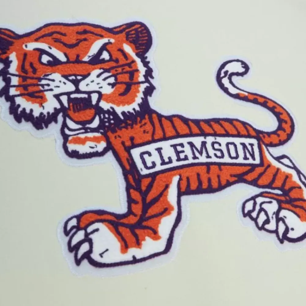 Apparel Mitchell & Ness Hoodies & Sweatshirts-Chainstitch Heavyweight Hoodie Retro Clemson University