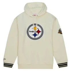 Apparel Mitchell & Ness Hoodies & Sweatshirts-Chainstitch Heavyweight Hoodie Retro Pittsburgh Steelers