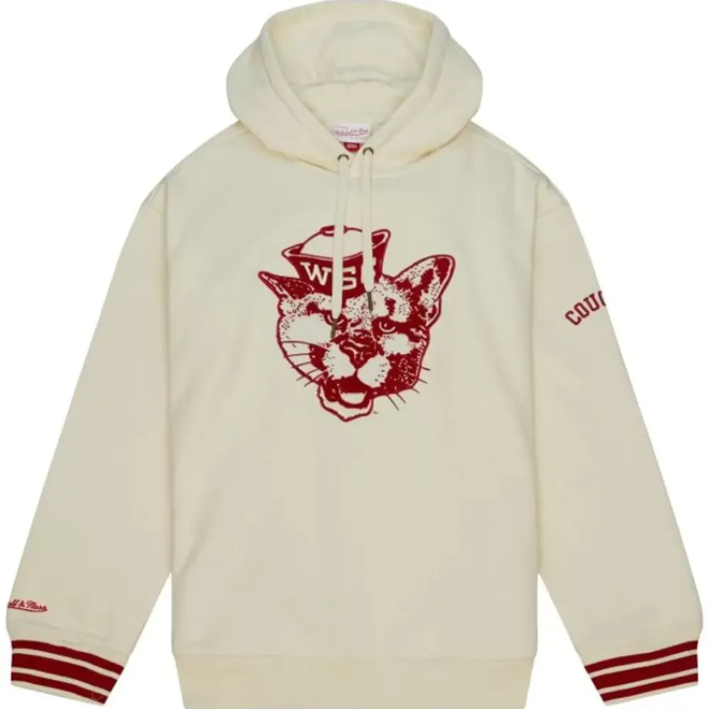 Apparel Mitchell & Ness Hoodies & Sweatshirts-Chainstitch Heavyweight Hoodie Retro Washington State University
