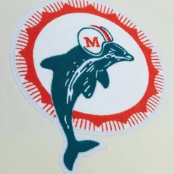 Apparel Mitchell & Ness Hoodies & Sweatshirts-Chainstitch Heavyweight Hoodie Retro Miami Dolphins