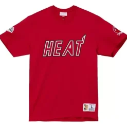 Apparel Mitchell & Ness T-Shirts & Tops-Champ City Ss Tee Miami Heat