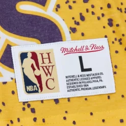 Apparel Mitchell & Ness T-Shirts & Tops-Champ City Sublimated Ss Tee Los Angeles Lakers