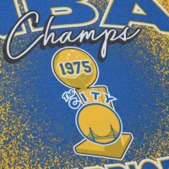 Apparel Mitchell & Ness T-Shirts & Tops-Champ City Sublimated Ss Tee Golden State Warriors