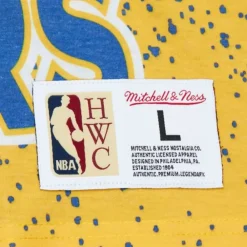 Apparel Mitchell & Ness T-Shirts & Tops-Champ City Sublimated Ss Tee Golden State Warriors