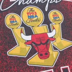 Apparel Mitchell & Ness T-Shirts & Tops-Champ City Sublimated Ss Tee Chicago Bulls