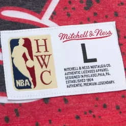 Apparel Mitchell & Ness T-Shirts & Tops-Champ City Sublimated Ss Tee Chicago Bulls