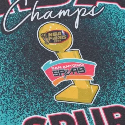 Apparel Mitchell & Ness T-Shirts & Tops-Champ City Sublimated Ss Tee San Antonio Spurs