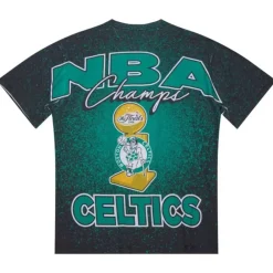 Apparel Mitchell & Ness T-Shirts & Tops-Champ City Sublimated Ss Tee Boston Celtics