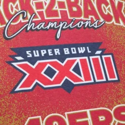 Apparel Mitchell & Ness T-Shirts & Tops-Champ City Sublimated Ss Tee San Francisco 49Ers