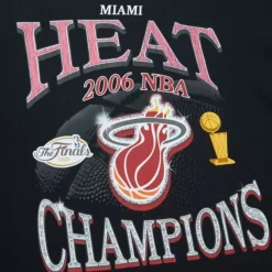 Apparel Mitchell & Ness T-Shirts & Tops-Champions Era Ss Tee Hwc Miami Heat