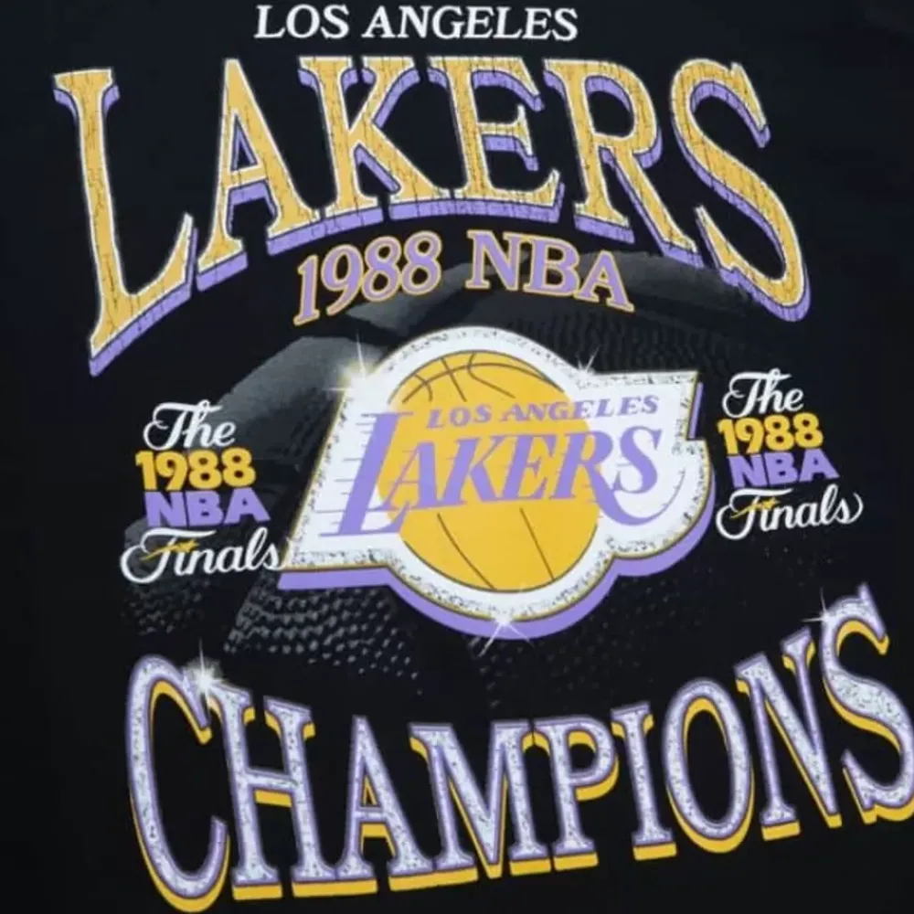 Apparel Mitchell & Ness T-Shirts & Tops-Champions Era Ss Tee Hwc Los Angeles Lakers