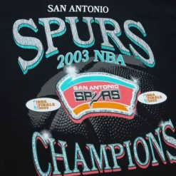 Apparel Mitchell & Ness T-Shirts & Tops-Champions Era Ss Tee Hwc San Antonio Spurs