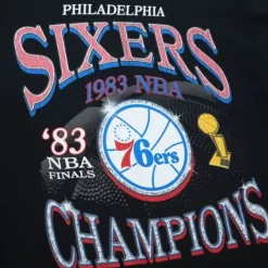 Apparel Mitchell & Ness T-Shirts & Tops-Champions Era Ss Tee Hwc Philadelphia 76Ers