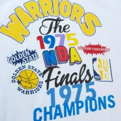 Apparel Mitchell & Ness T-Shirts & Tops-Champs Fest Ss Tee Hwc Golden State Warriors